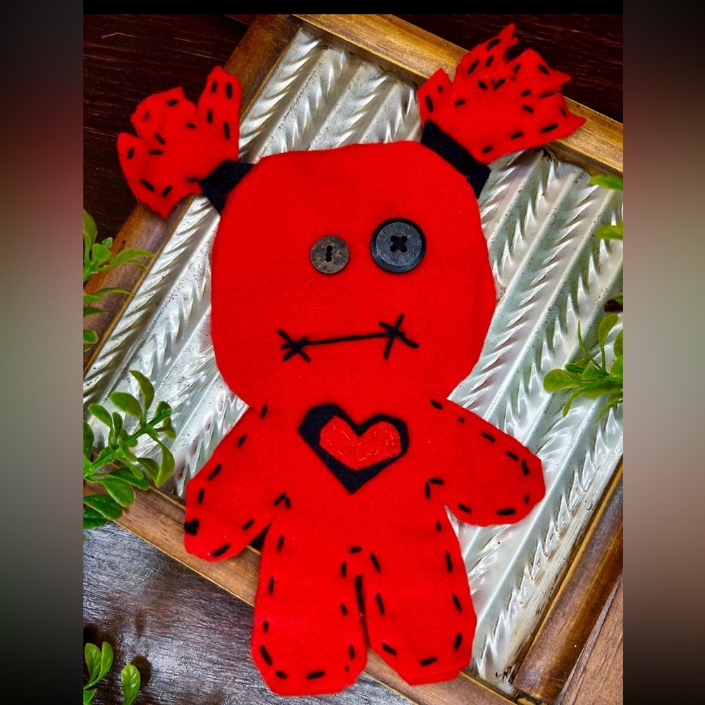 Red Poppet Doll Love Romance Passion Desire Lust Sensual Attraction